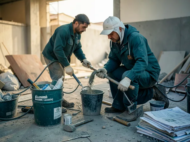 تنظيف إطارات الألومنيوم