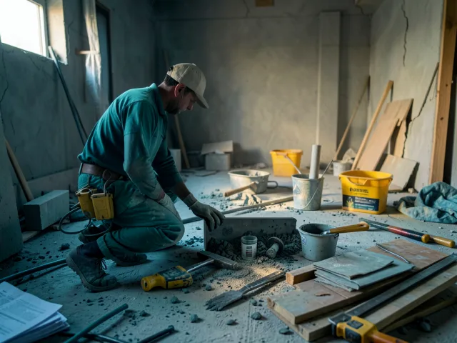 Bathroom Fixture Demolition