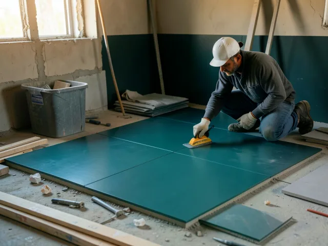 Commercial Floor Tiling