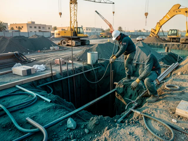 Deep Foundation Pile Excavation