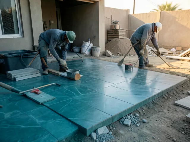 Exterior Marble Paving