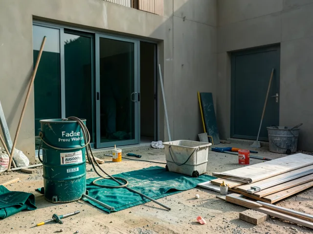 Facade Pressure Washing