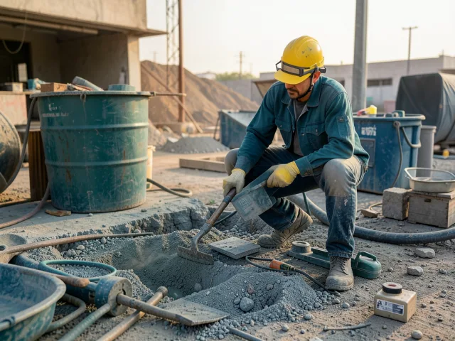 Foundation Concrete Breaking