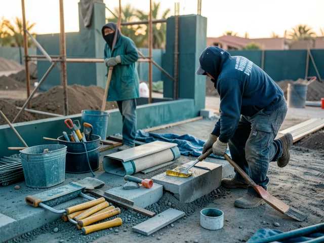 Garden Paver Installation