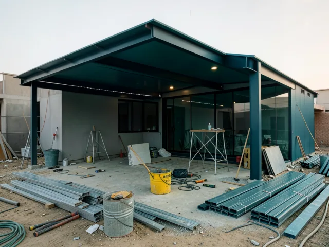 Glass Canopy Construction