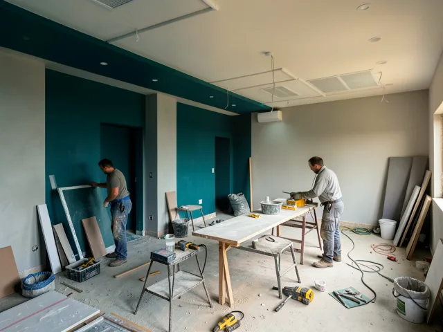 Gypsum Ceiling Painting