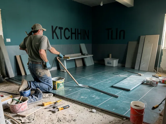 Kitchen Floor Tiling