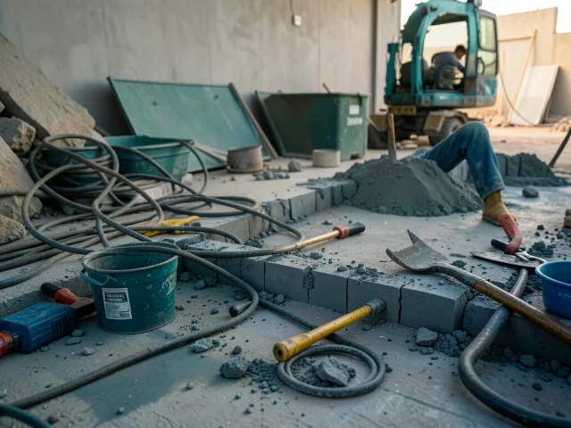Marble Floor Demolition