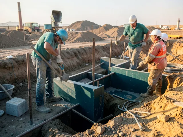 Raft Foundation Casting