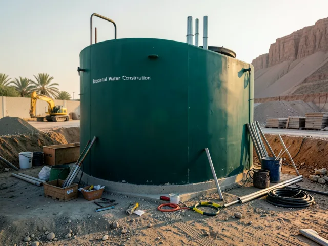 Residential Water Tank Construction