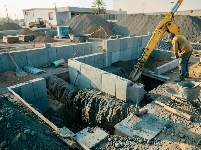 Retaining Wall Excavation & Backfill