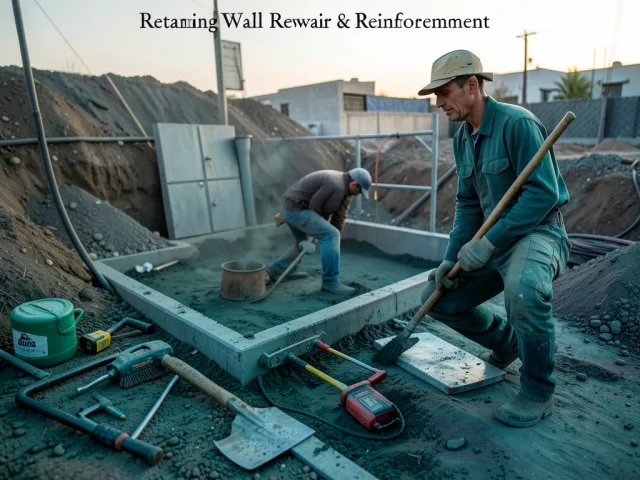 Retaining Wall Repair & Reinforcement