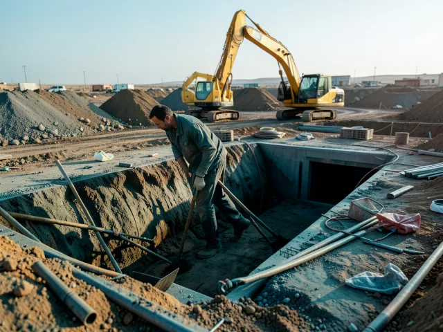 Road Culvert Foundation Excavation
