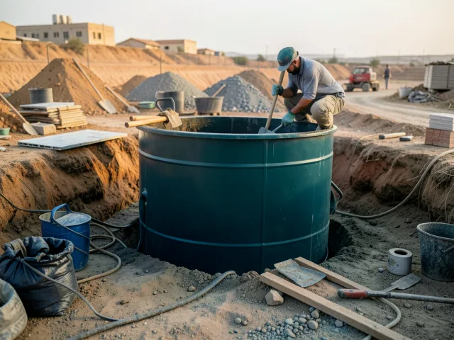Septic tank cleaning