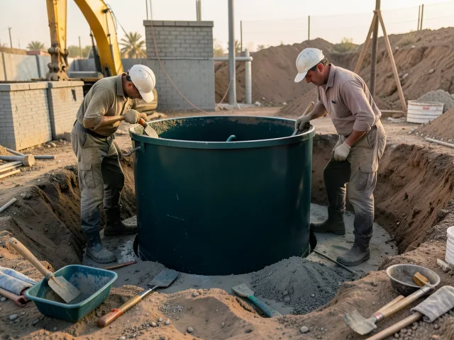 Septic tank repair