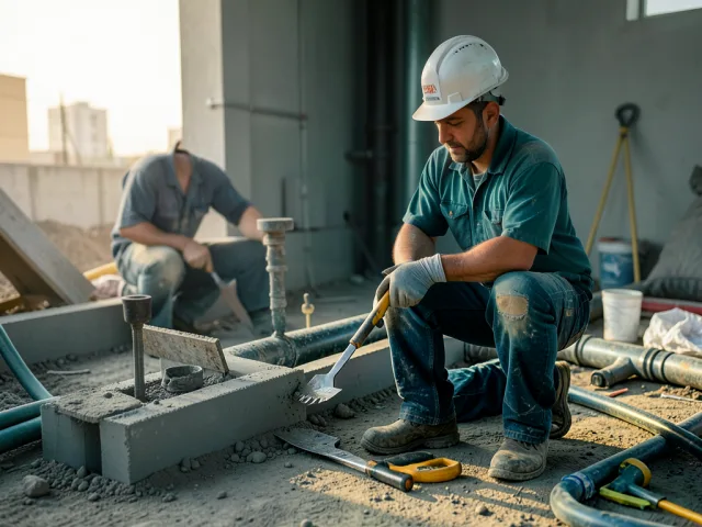 إصلاح تسريب سخان شمسي