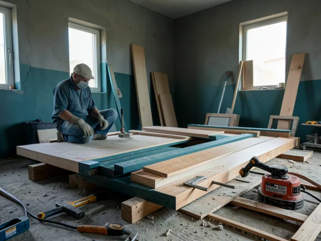 Solid Oak Flooring Installation
