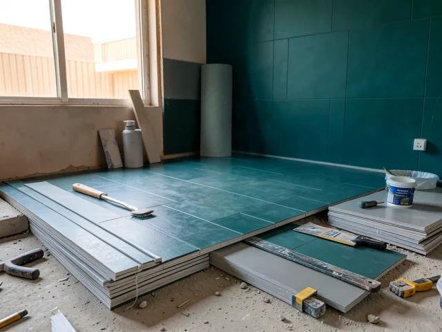 Villa Exterior Tiling