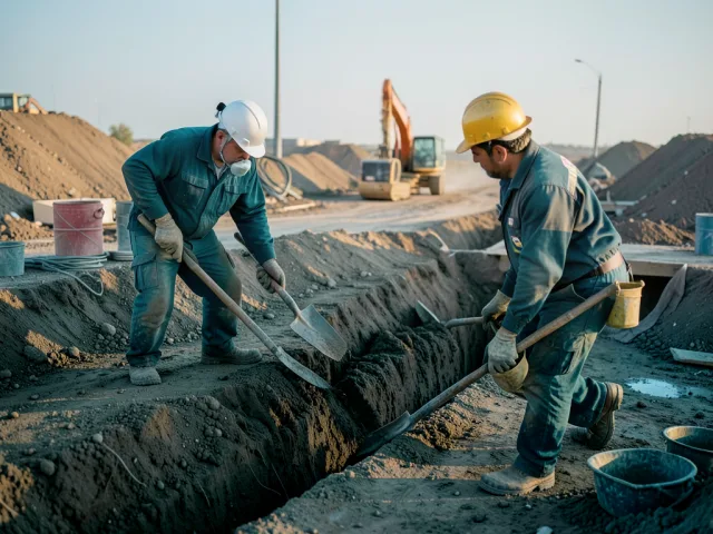 Villa Foundation Trench Excavation