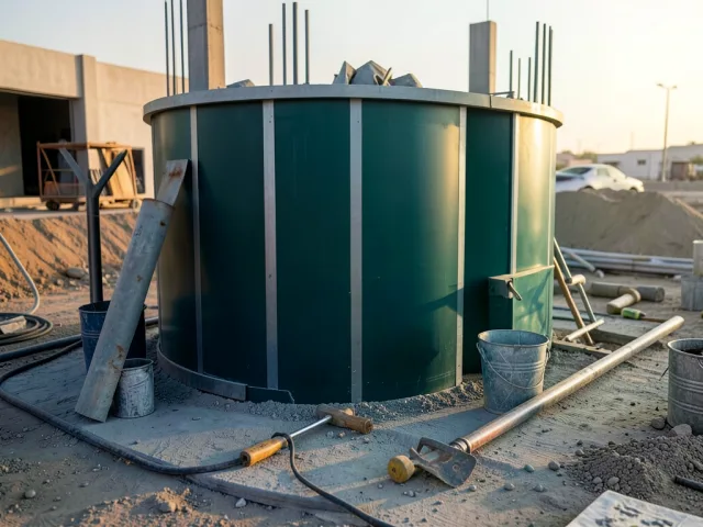 Water Tank Lining Installation